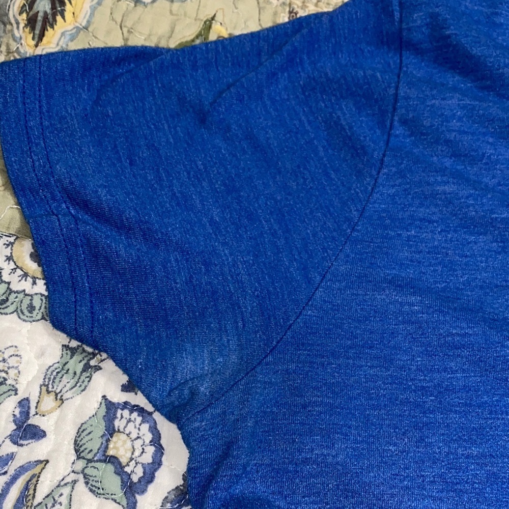 Women's 2X Fanatics Royal Blue Tampa Bay Lightning Tee. - Picture 5 of 5